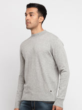 Mens Solid Turtle Neck Sweater